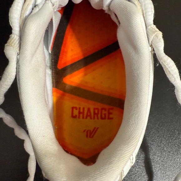 Varsity Charge Girls Sideline Cheerleading Shoes white Athletic Sneakers Size 4 - Picture 12 of 12